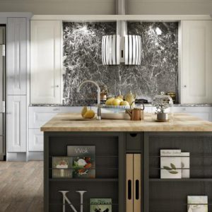 Wexford French Grey, Black & Chalk White